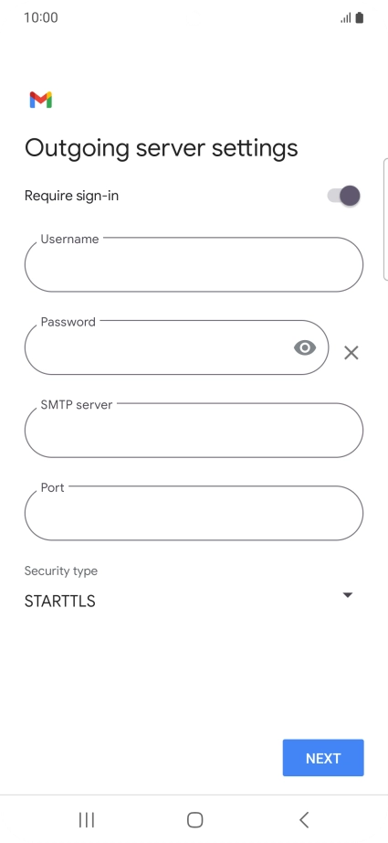 Press the indicator next to Press the indicator next to