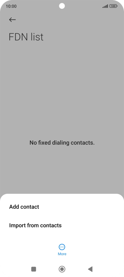 Press Add contact. Press Add contact.