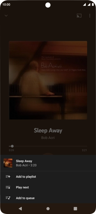 Press Add to playlist.