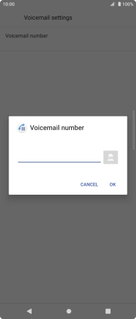 Key in +447836121121 and press OK.