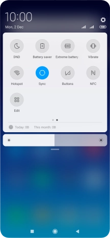 Press Vibrate to turn vibration on or off.