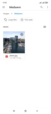 Press the required picture. Press the required picture.