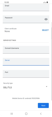 Press the field below Press the field below