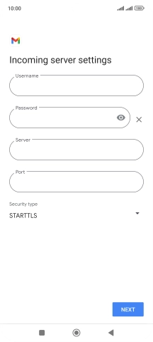 Press the field below 