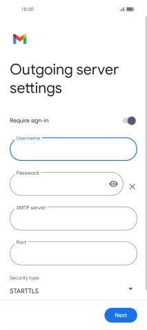 Press the field below 