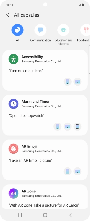 Press the Home key to return to the home screen.