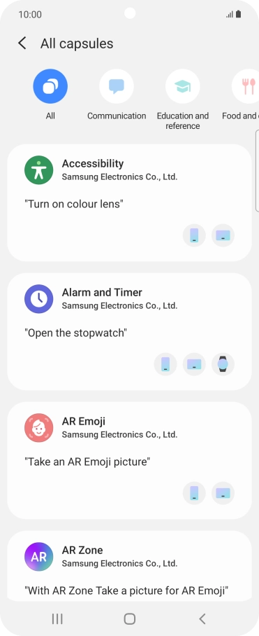 Press the Home key to return to the home screen.