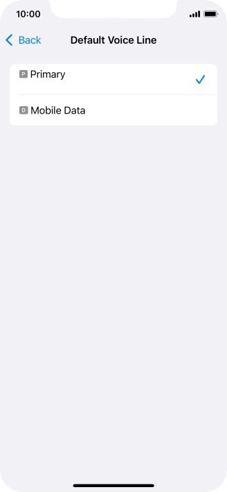 Press the required price plan.