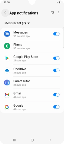 Press the drop down list. Press the drop down list.