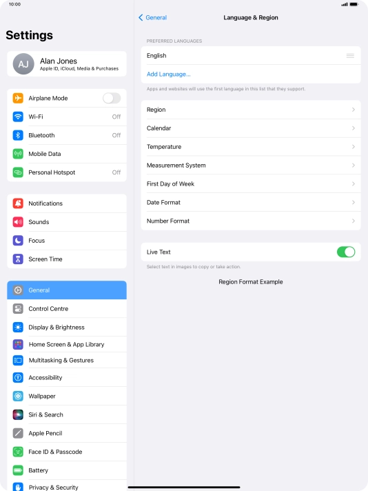 Press Add Language....