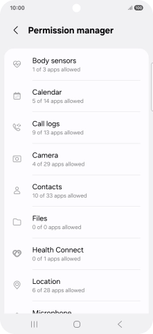 Press the required phone function.