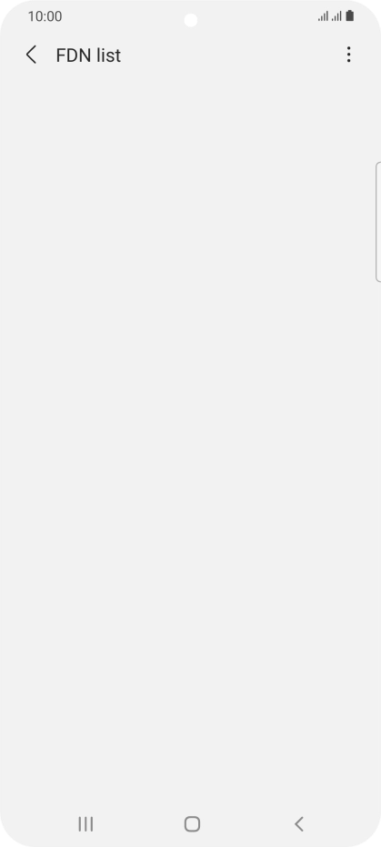 Press the menu icon.