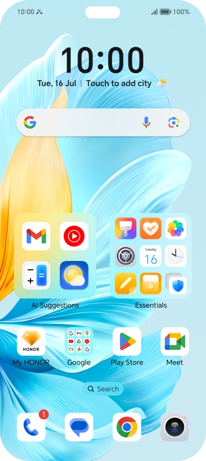 The missed calls icon shows that you have one or more missed calls.