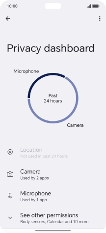 Press See other permissions.