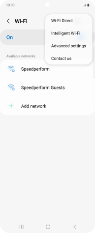 Press Intelligent Wi-Fi.