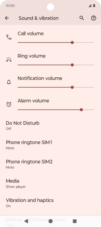 Press Phone ringtone SIM.