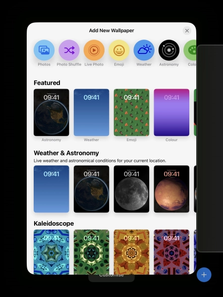 Press the required category and follow the instructions on the screen to select the required background image.