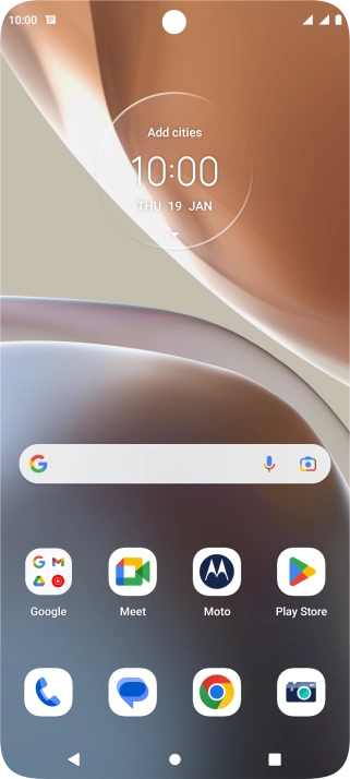 The text/picture message icon shows that you've received a new text or picture message.