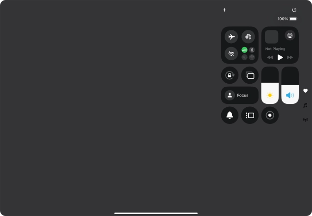Press the Stage Manager icon to turn on the function.