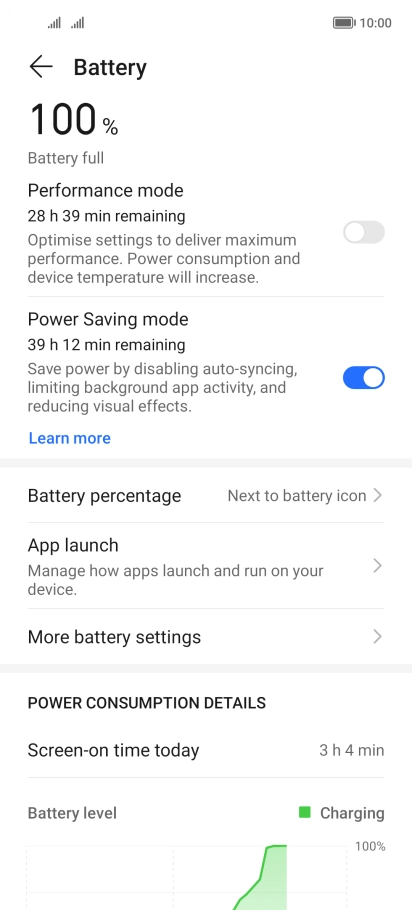 Slide your finger upwards starting from the bottom of the screen to return to the home screen.