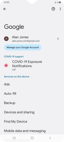 Press Find My Device.
