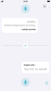 Press the end icon to end two-way view.