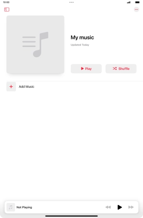 Press Add Music.