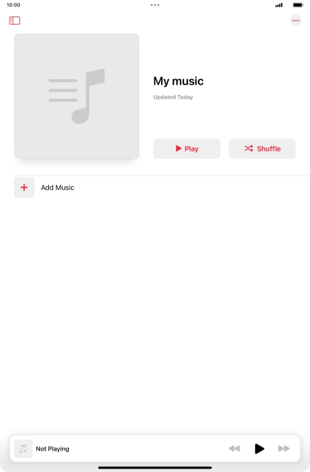 Press Add Music.