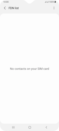 Press the menu icon.