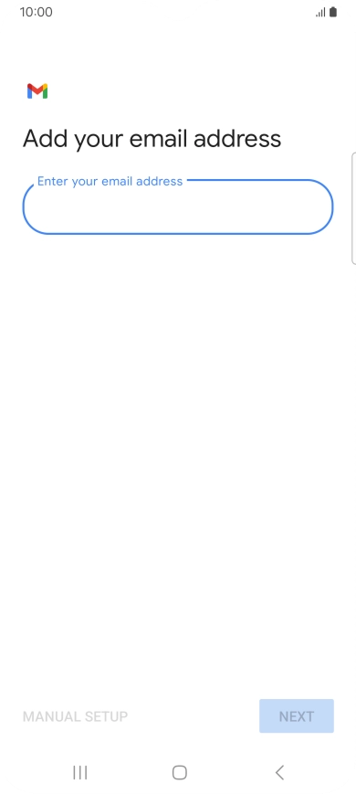 Press the field below 