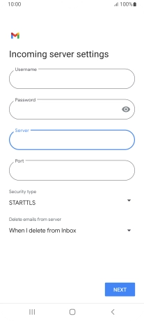 Press the field below 