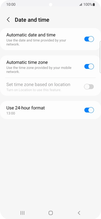 Press the Home key to return to the home screen.