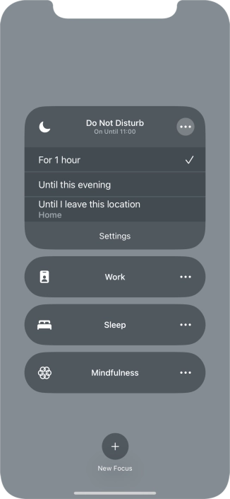Slide your finger upwards starting from the bottom of the screen to return to the home screen.