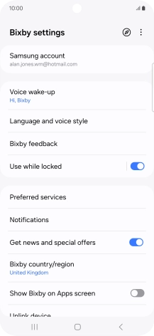 Press Voice wake-up and follow the instructions on the screen to turn automatic activation on or off.