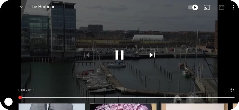 Slide your finger upwards on the screen.