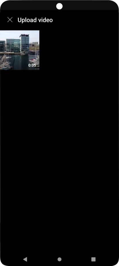 Press the required video clip.