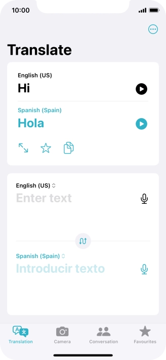 Press the full screen icon.