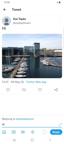 Write your reply and press Reply. Write your reply and press Reply.
