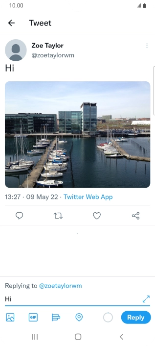 Write your reply and press Reply. Write your reply and press Reply.