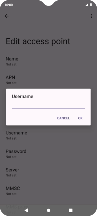 Key in wap and press OK.