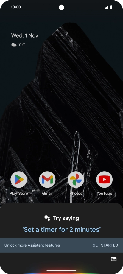 Say, in your own words, what you would like your phone to do, e.g.: OPEN [application], CALL [contact], SEARCH FOR [information]. It's not necessary to use a specific command for each function.