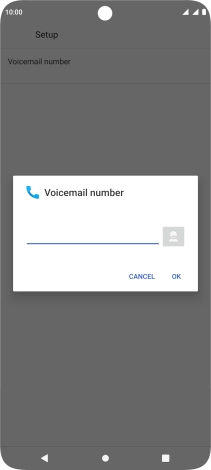 Key in +447836121121 and press OK.