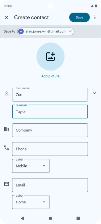 Press Phone and key in the phone number.