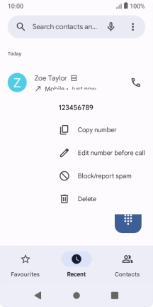 Press Block/report spam.