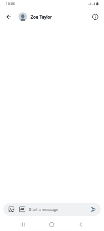 Press the text input field.