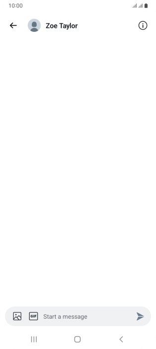 Press the text input field.
