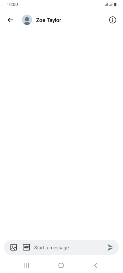 Press the text input field.