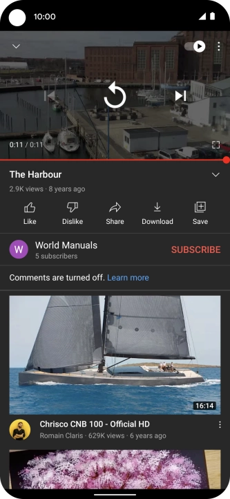 Slide your finger upwards starting from the bottom of the screen to return to the home screen.