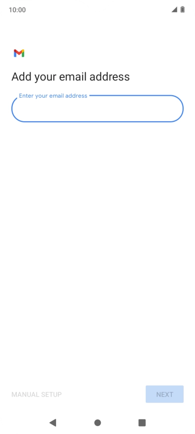 Press the field below 