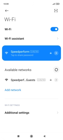 Press the Home key to return to the home screen.